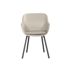 Hartman Le Soleil Element dining armstoel - Soft Taupe/Black - 4 st. New