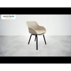 Hartman Le Soleil Element dining armstoel - Cotton white - 2 st.