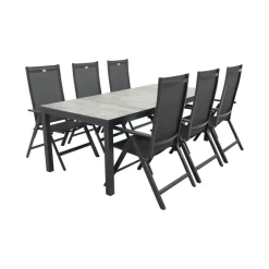 Hartman Napoli/Comino verstelbare tuinset (7-delig) - 223x105 cm Clearance