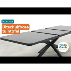 Hartman Napoli/Montreal verstelbare tuinset (7-delig) - 200-260x100 cm Hot