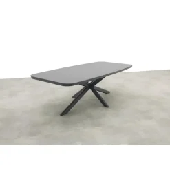 Hartman Napoli/Soreno deens ovale verstelbare tuinset 240x110 cm. - Licht grijs Outlet