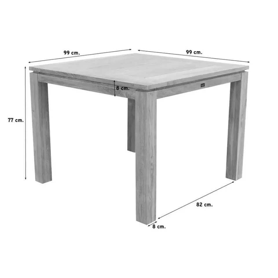 Hartman Sophie tuinstoel Moss groen/Rome brown 100 cm. - 5-delig Best