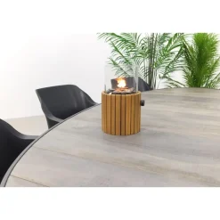 Hartman Sophie/Silva houtlook 240x115 cm. ovale tuinset - 7-delig Best