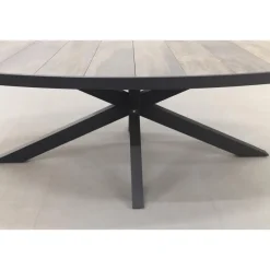 Hartman Sophie/Silva houtlook 240x115 cm. ovale tuinset - 7-delig Best