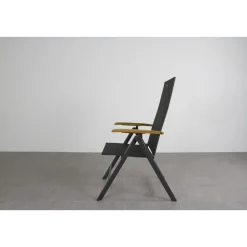 Hartman verstelbare tuinstoel Napoli - Teak armleuning Online