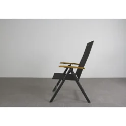Hartman verstelbare tuinstoel Napoli - Teak armleuning Online