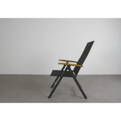 Hartman verstelbare tuinstoel Napoli - Teak armleuning Online