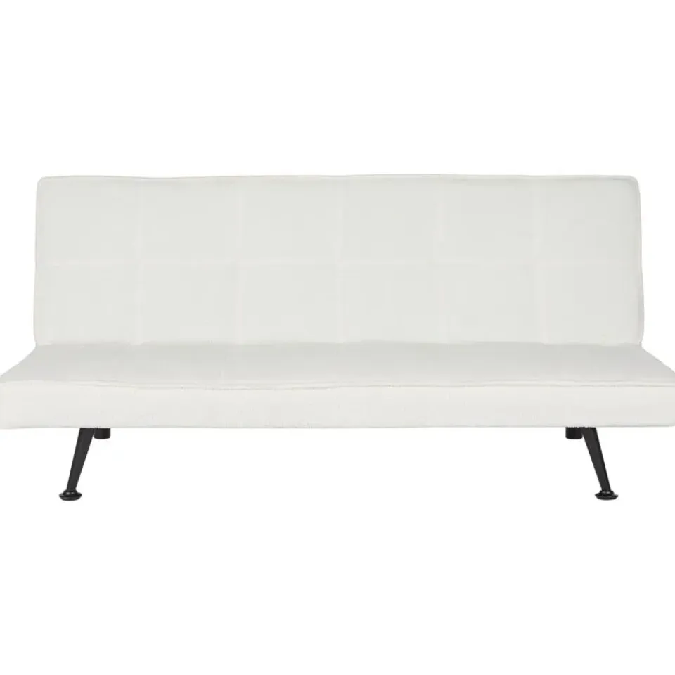 Beliani HASLE - Slaapbank 3-zits - Wit - Bouclé Sale