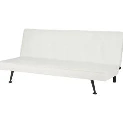 Beliani HASLE - Slaapbank 3-zits - Wit - Bouclé Sale