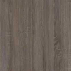 Dorel Home Haven - Bureau in donkerbruin met metalen poten Clearance