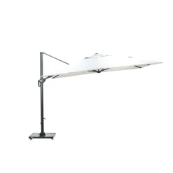 Garden Impressions Hawaii Big Pole telescoop parasol - 350x350cm -carbon black-royal zand Discount