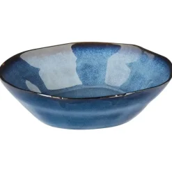 Leen Bakker HAWTHORN - Serviesset van 16 - Blauw - Steengoed Sale