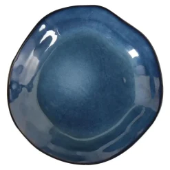 Leen Bakker HAWTHORN - Serviesset van 16 - Blauw - Steengoed Sale