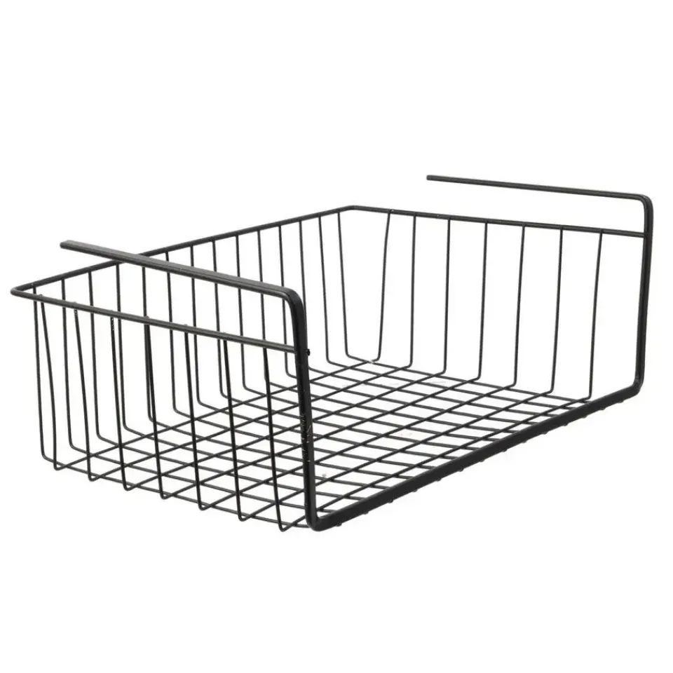 Leen Bakker HDF Hangmand voor kast - metaal - 40 x 26 x 14 cm - zwart New