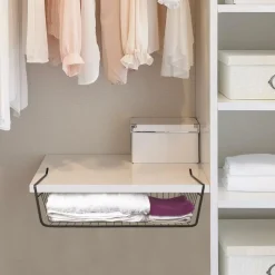 Leen Bakker HDF Hangmand voor kast - metaal - 40 x 26 x 14 cm - zwart New