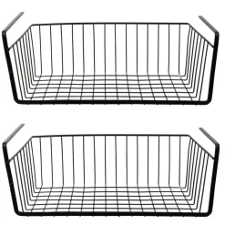 Leen Bakker HDF Hangmand voor kast - metaal - 40 x 26 x 14 cm - zwart New