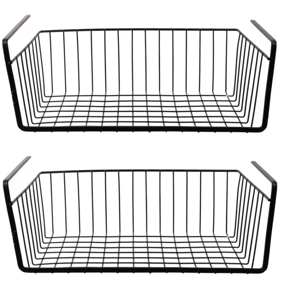 Leen Bakker HDF Hangmand voor kast - metaal - 40 x 26 x 14 cm - zwart New