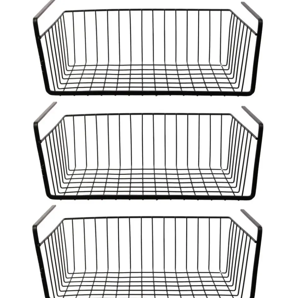 Leen Bakker HDF Hangmand voor kast - metaal - 40 x 26 x 14 cm - zwart New
