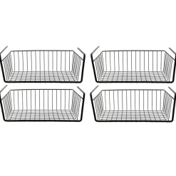 Leen Bakker HDF Hangmand voor kast - metaal - 40 x 26 x 14 cm - zwart New