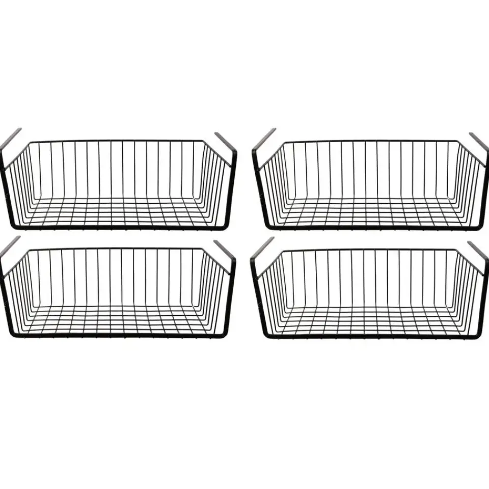 Leen Bakker HDF Hangmand voor kast - metaal - 40 x 26 x 14 cm - zwart New