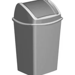 Hega Hogar Vuilnisbak - grijs - 25 l - 53 cm Hot