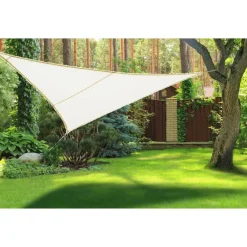 Hesperide Schaduwdoek Curacao - driehoekig - wit - 4x4m Hot