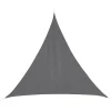 Hesperide Schaduwdoek Curacao - driehoekig - grijs - 4x4m Outlet