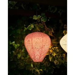 Merkloos Hioshop Arna lantaarn oplaadbaar roze New