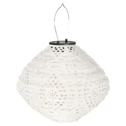 Merkloos Hioshop Asa lantaarn oplaadbaar wit Discount