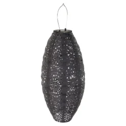 Merkloos Hioshop Astrid lantaarn oplaadbaar grijs Sale