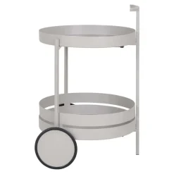 Hioshop Beja barwagen 2 planken grijs Outlet