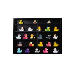 Hioshop Blacklava vitrinekast vitrinekast- 2 schuifdeuren zwart Sale