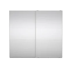 Hioshop Como schuifdeurkast 2 deuren met spiegel 245x220cm wit Online
