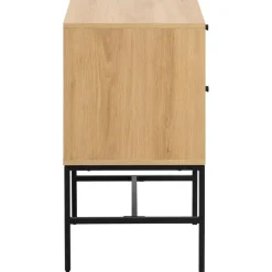 Hioshop Dylan nachtkastje 2 lades natuur Sale