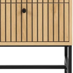 Hioshop Dylan nachtkastje 2 lades natuur Sale