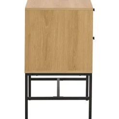 Hioshop Dylan nachtkastje 2 lades natuur Sale