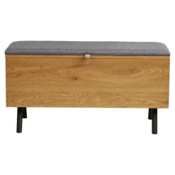Merkloos Hioshop Elna bank met opbergruimte eikendecor Online