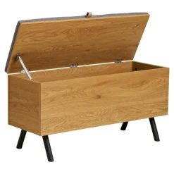 Merkloos Hioshop Elna bank met opbergruimte eikendecor Online
