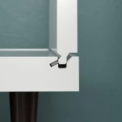 Hioshop Evolution wandkast 3 deuren- 6 planken wit- zwart Online