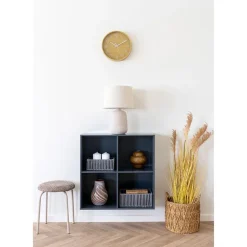 Hioshop Horne Wandplank 69x30x69cm donkergrijs Online