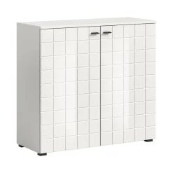 Hioshop Monte dressoir 2 deuren wit hoogglans Online