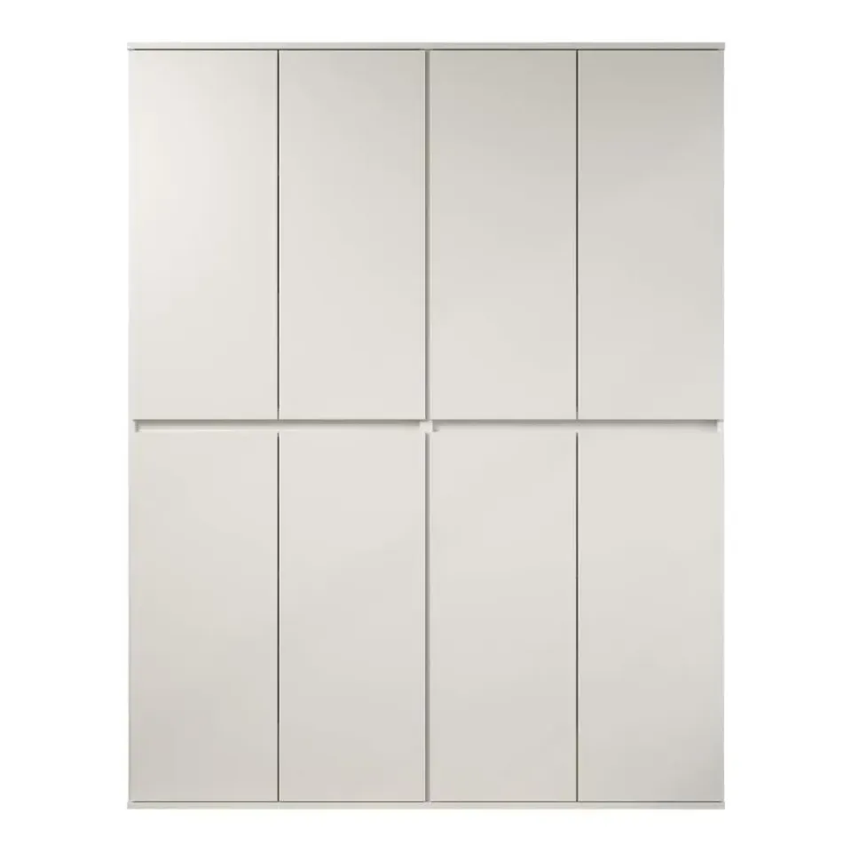 Hioshop Nevada kledingkast 8 deuren wit Best