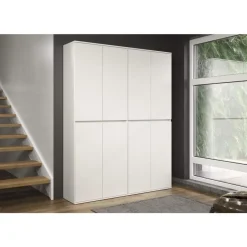 Hioshop Nevada kledingkast 8 deuren wit Best