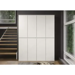 Hioshop Nevada kledingkast 8 deuren wit Best