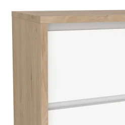 Hioshop Next ladekast 3 lades hoogglans wit Outlet