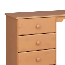 Hioshop Nilon kaptafel incl kruk 8 laden kers dekor