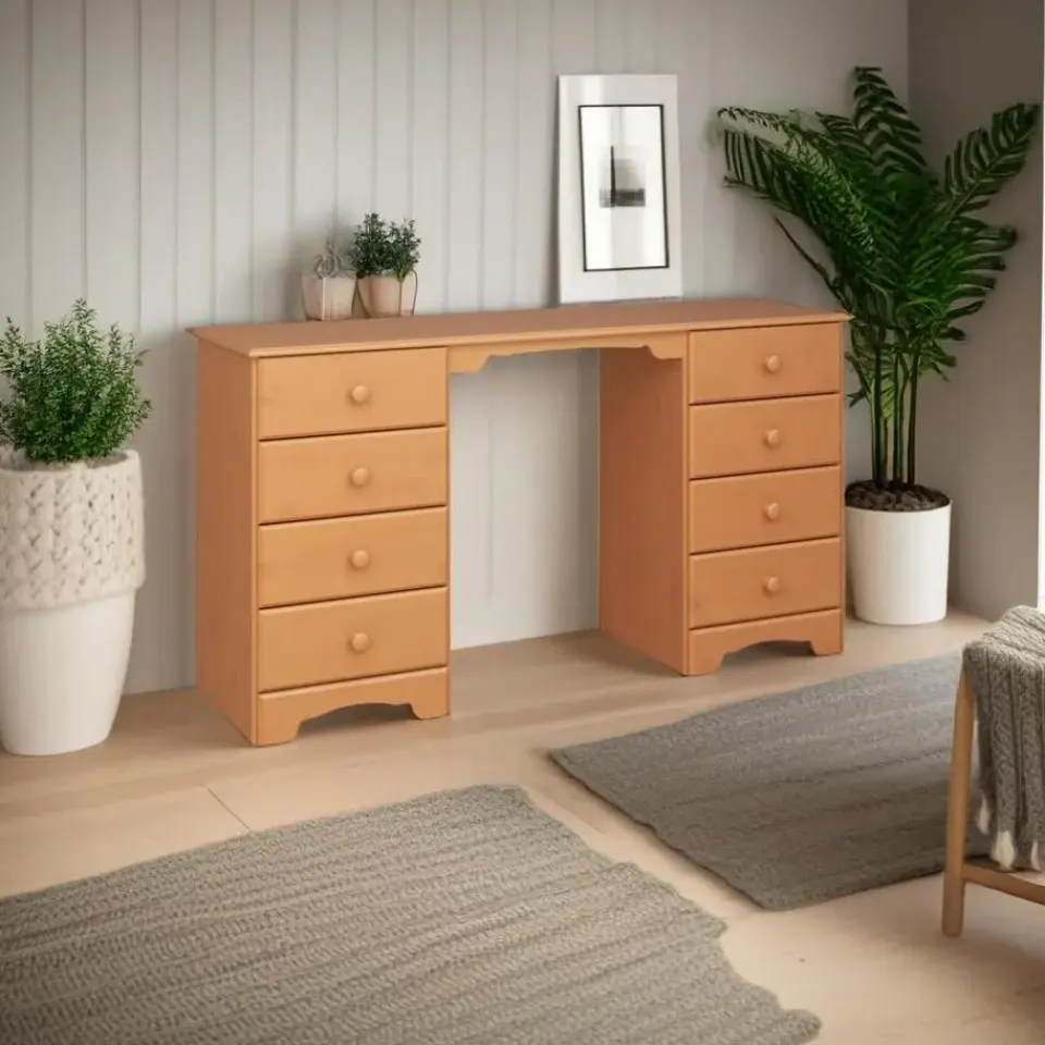 Hioshop Nilon kaptafel incl kruk 8 laden kers dekor