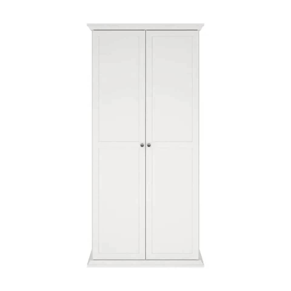 Hioshop North kledingkast 2 deuren wit Online