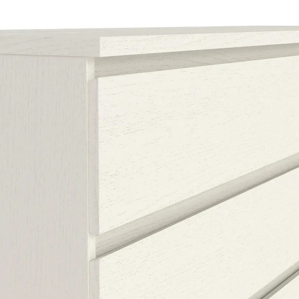 Hioshop Noulan commode 6 lades witte essenhout decor Online