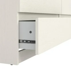 Hioshop Noulan commode 6 lades witte essenhout decor Online